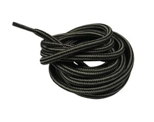 Çift Renk Yuvarlak Bot Bağcığı K350 120cm 1 Çift Siyah Gri