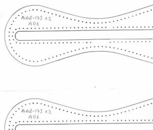 Bozuk Paralık Kutu Şablonu AAB-173 Deri El Aletleri