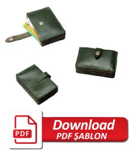 Kartlık Cüzdan Şablonu WT890 Deri El Aletleri