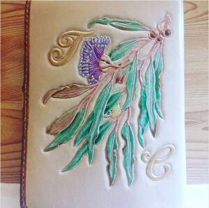 Derby Vejetal Vaketa Deri için Örtücü Boya 100ml (Leathercraft, Deri Hobi) Yeşil