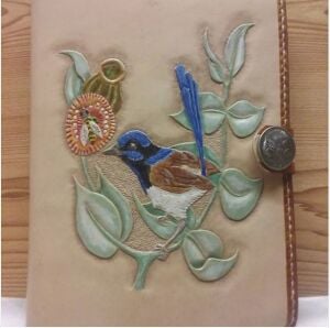 Derby Vejetal Vaketa Deri için Örtücü Boya 100ml (Leathercraft, Deri Hobi) Yeşil