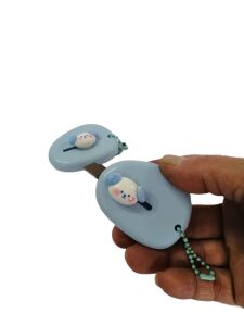 SRTfootcare (1 Adet MAVİ ) Sevimli Emojili Mini Maket Bıçağı