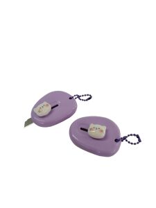 SRTfootcare (1 Adet MOR) Sevimli Emojili Mini Maket Bıçağı