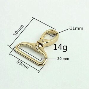 Lüx Çanta Ve Anahtarlık Kancası 3cm 2 Adet Deri El Aleti
