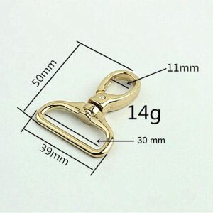 Lüx Çanta Ve Anahtarlık Kancası 3cm 2 Adet Deri El Aleti