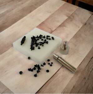 5 Parça Hazır Perçin Ezme Seti - 33 no  İki Taraf Kafa Okside