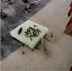 5 Parça Hazır Perçin Ezme Seti - 33 no  İki Taraf Kafa Siyah Nikel