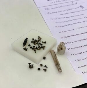 5 Parça Hazır Perçin Ezme Seti - 33,5 no İki Taraf Kafa Antik Kahve