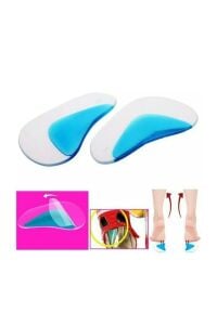 MAVİ Silikon Ark Destek, Ayak İç Destek Jel 1 Çift