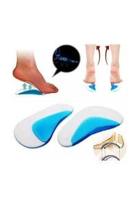 MAVİ Silikon Ark Destek, Ayak İç Destek Jel 1 Çift