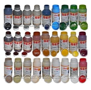 Derby Mont Direksiyon Koltuk Deri Boyası 100ml ve Saplı Sünger 1 Adet Açık Sarı