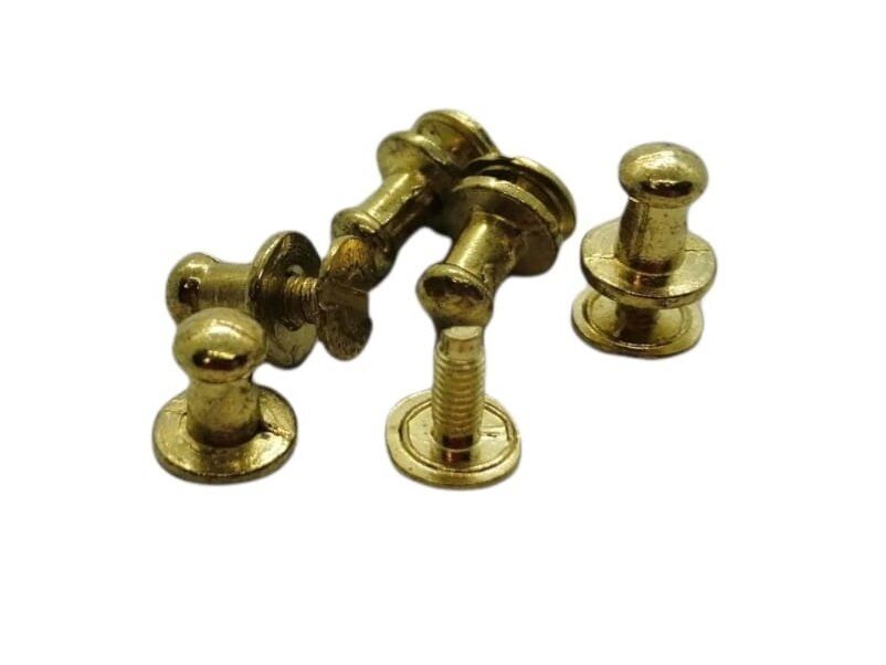 5 mm Vidalı Bekçi 5 Adet Zamak Altın