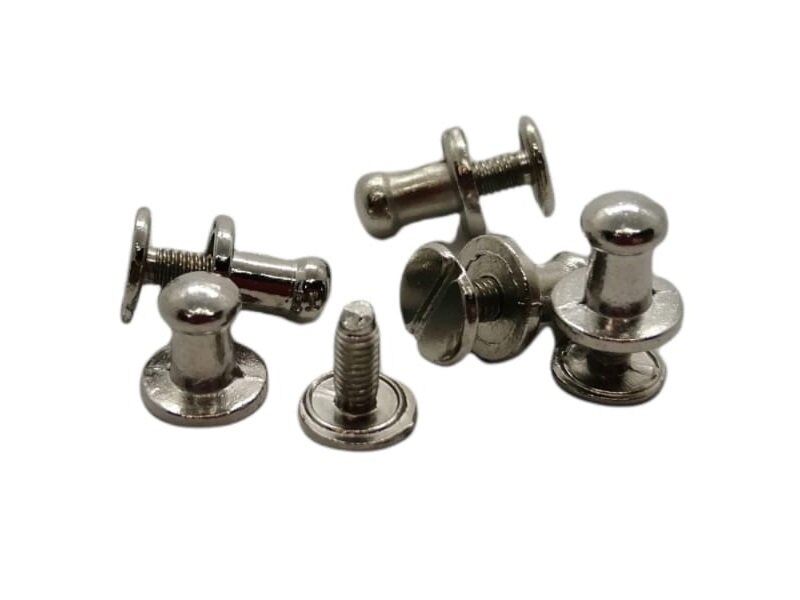 5 mm Vidalı Bekçi 5 Adet Zamak Nikel