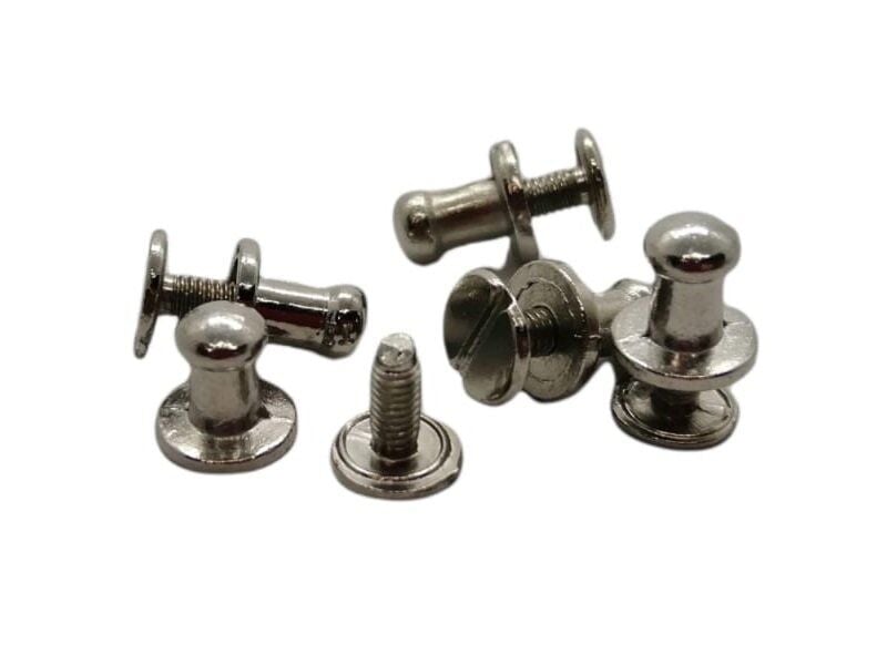 5 mm Vidalı Bekçi 5 Adet Zamak Nikel