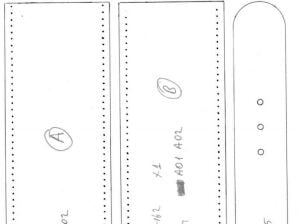 Bel Yada Omuz Çantası Şablonu XKB-162 Deri El Aletleri