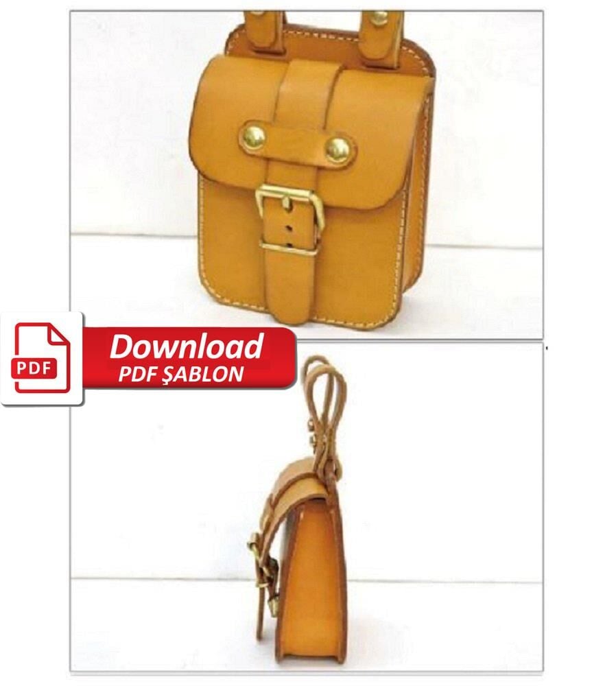 Bel Yada Omuz Çantası Şablonu XKB-162 Deri El Aletleri