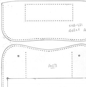 Bayan Cüzdanı Şablonu Şablonu XKB-421 Deri El Aletleri