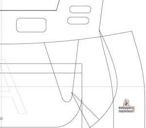 Avcı Sırt Çanta PDF Şablonu SRT202 Deri El Aletleri