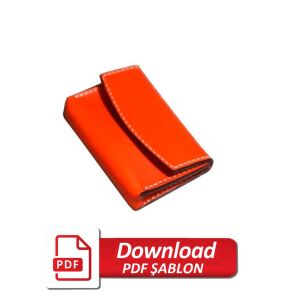 Kapaklı Kartlık PDF Şablonu SRT26 Deri El Aletleri