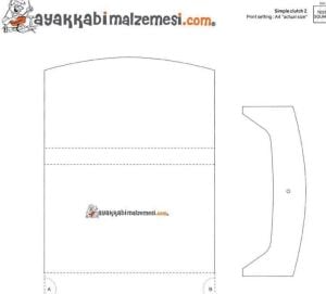 Kapaklı Kartlık PDF Şablonu SRT26 Deri El Aletleri