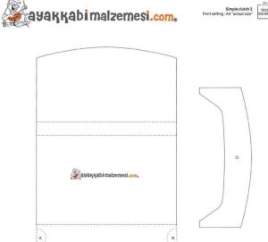 Kapaklı Kartlık PDF Şablonu SRT26 Deri El Aletleri