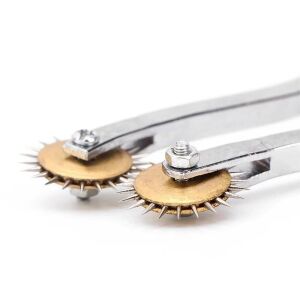 Paslanmaz Çelik 4mm Rulet Deri El Aleti Plastik Sap