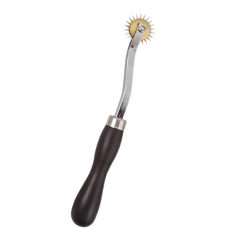 Paslanmaz Çelik 4mm Rulet Deri El Aleti Plastik Sap