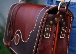 Viktoria Postacı Çantası SRT556 PDF Şablonu Deri El Aletleri