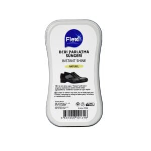 Flexi Cilalı Deri Parlatma Süngeri Naturel 3 Adet