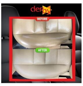 Derby Deri Döşeme Ve Direksiyon Boyası 4 lü Set Standart Renkler .Siyah