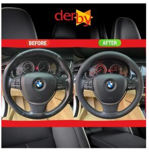 Derby Deri Döşeme Ve Direksiyon Boyası 4 lü Set Standart Renkler .Beyaz