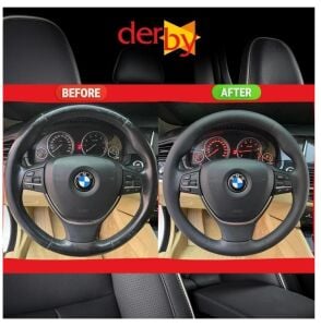 Derby Deri Döşeme Ve Direksiyon Boyası 4 lü Set Standart Renkler .Siyah