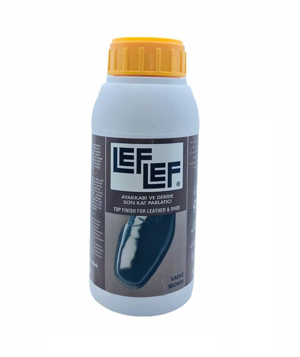 Leflef Son Kat Parlatıcı (Deri Sütü) 500 ml 1 Adet (Leathercraft, Deri Hobi) Kahverengi