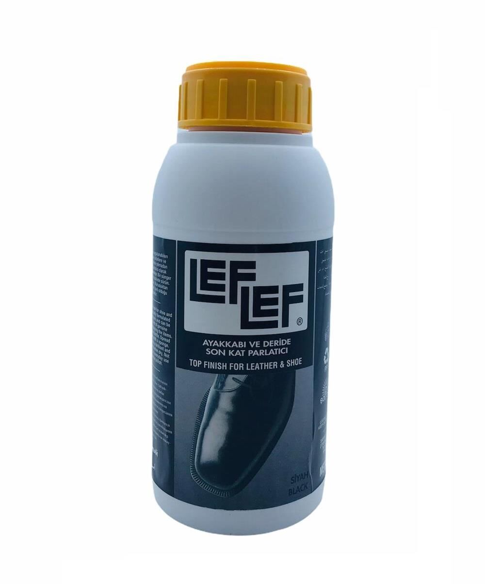 Leflef Son Kat Parlatıcı (Deri Sütü) 500 ml 1 Adet (Leathercraft, Deri Hobi) Siyah