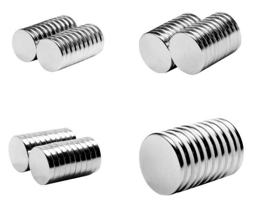 Çanta İçin Mıknatıs, Yuvarlak Neodyum Mıknatıs 5 Adet - Deri Hobi