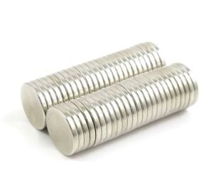 Çanta İçin Mıknatıs, Yuvarlak Neodyum Mıknatıs 5 Adet - Deri Hobi 20mm x 2mm