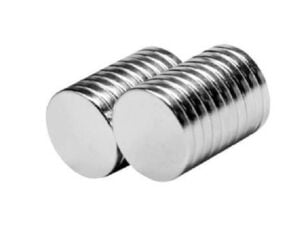 Çanta İçin Mıknatıs, Yuvarlak Neodyum Mıknatıs 5 Adet - Deri Hobi 20mm x 2mm