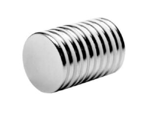 Çanta İçin Mıknatıs, Yuvarlak Neodyum Mıknatıs 5 Adet - Deri Hobi 18mm x 2mm