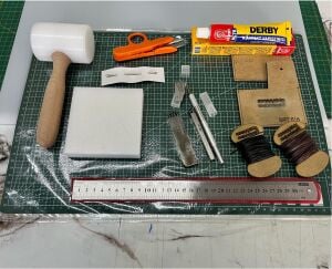 13 Parça Deri Zanaat Hobi Başlangıç Seti 12