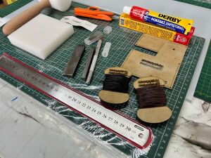 13 Parça Deri Zanaat Hobi Başlangıç Seti 12