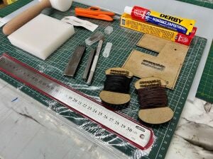 13 Parça Deri Zanaat Hobi Başlangıç Seti 12