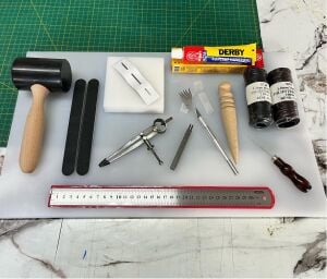 14 Parça Deri Zanaat Hobi Başlangıç Seti 10