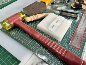 16 Parça Deri Zanaat Hobi Başlangıç Seti 13