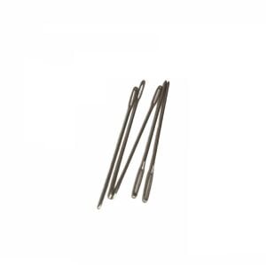 Kör Uçlu Saraç iğnesi, Deri Dikiş İğnesi 2 Adet Deri El Aleti 0,8mm x 8,5cm