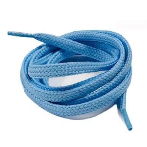 Yassı Spor Ayakkabı Bağı K103 120cm 1 Çift Açık Mavi