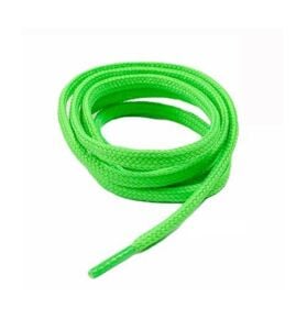 Yassı Spor Ayakkabı Bağı K103 120cm 1 Çift Fosforlu Yeşil