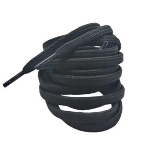 Yassı Spor Ayakkabı Bağı K103 120cm 1 Çift Siyah