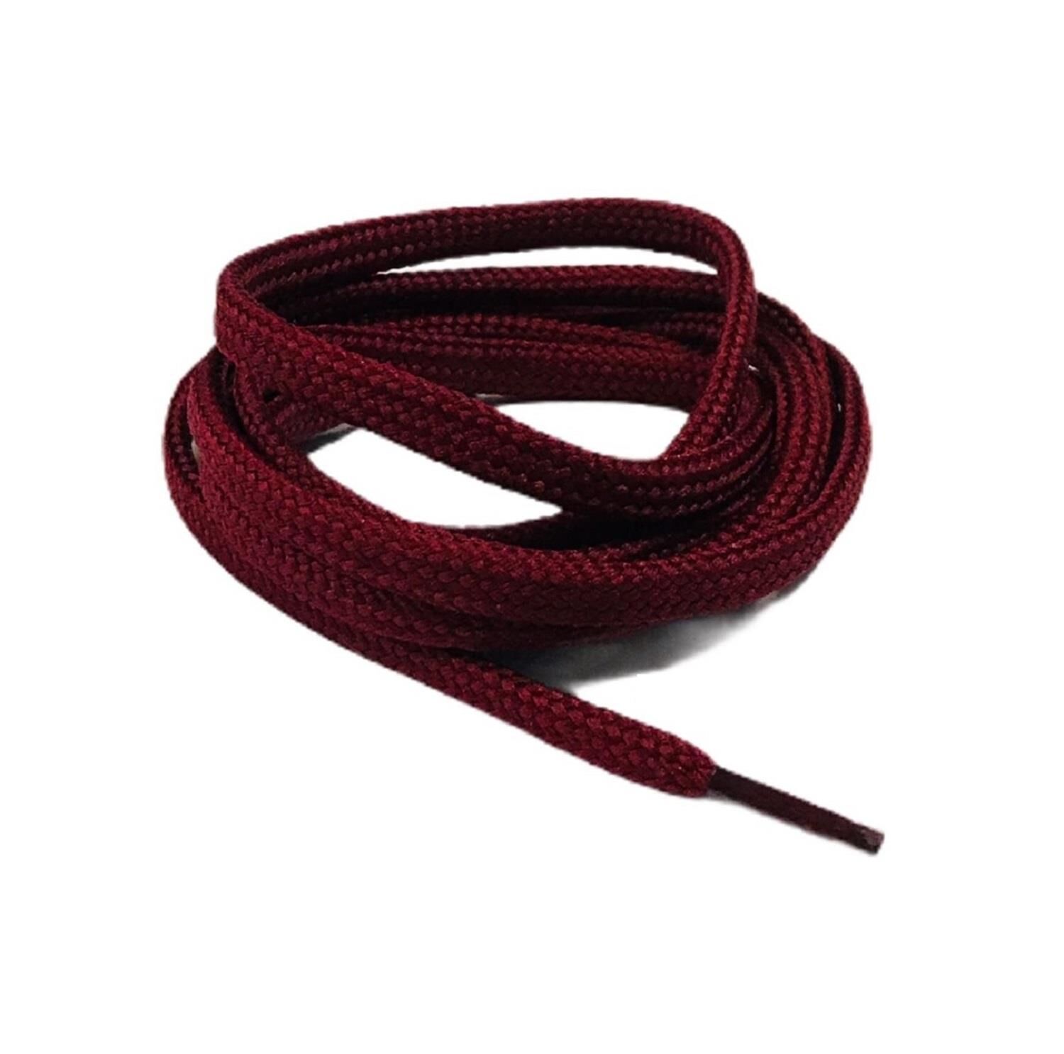 Yassı Spor Ayakkabı Bağı K103 120cm 1 Çift Bordo