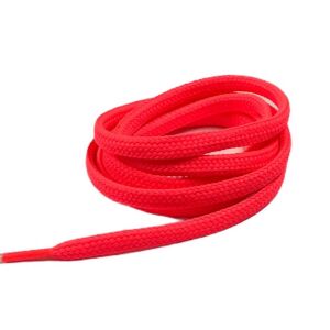 Yassı Spor Ayakkabı Bağı K103 120cm 1 Çift Fosforlu Pembe