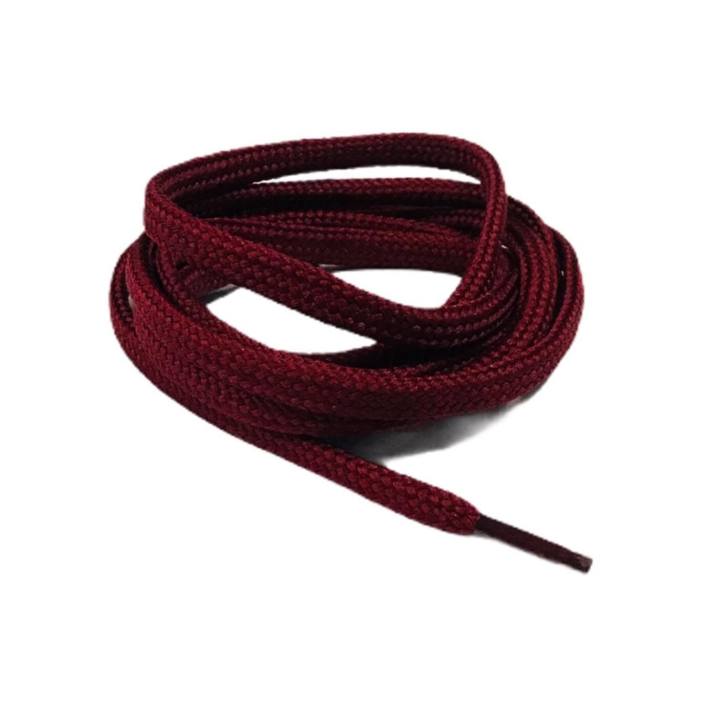 TOPTAN Yassı Spor Ayakkabı Bağı K103 120cm 36 Çift Bordo